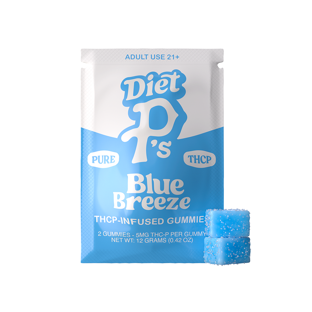 Pushin P’s Diet P’s Edibles 10mg THCP Blue Breeze 30ct