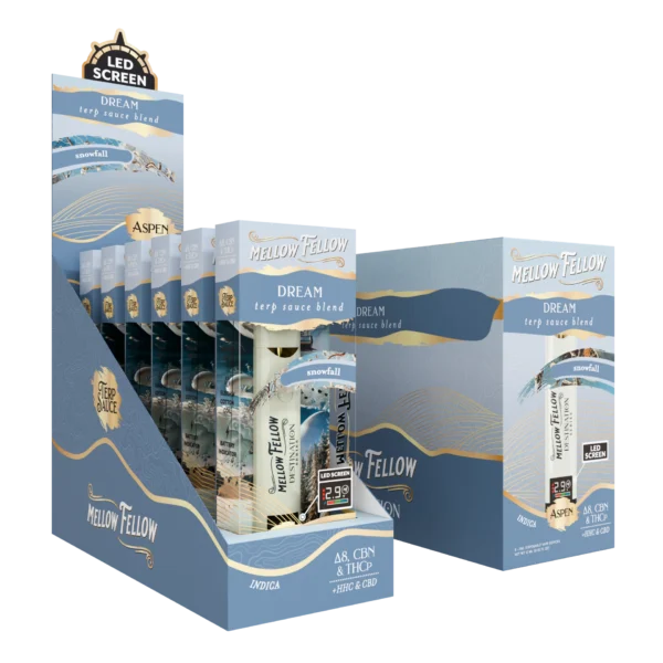 Mellow Fellow Terp Sauce Disposable Vape 2ml Dream Blend Snowfall (Indica)