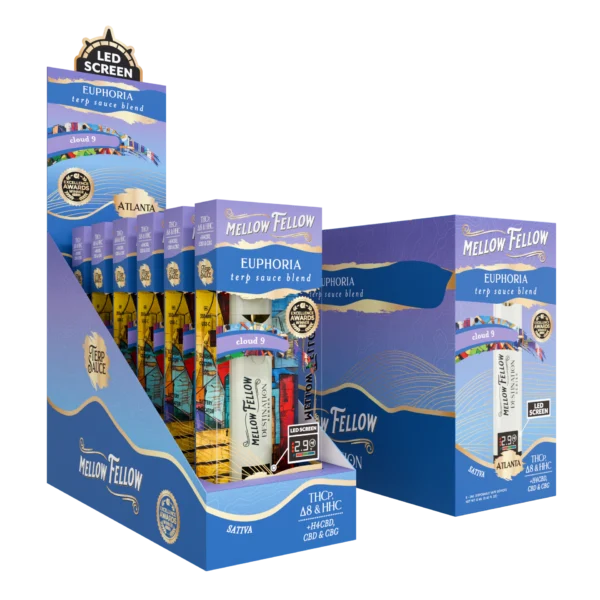 Mellow Fellow Terp Sauce Disposable Vape 2ml Euphoria Blend Cloud 9 (Sativa)