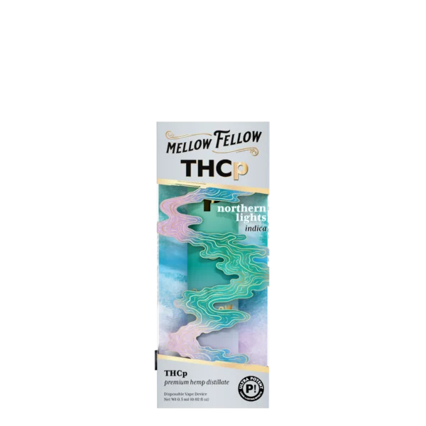 Mellow Fellow Premium Disposable Vape .5ml THCP Northern Lights (Indica)