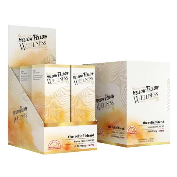 Mellow Fellow Wellness Tincture 10000mg Vigor Blend Berry