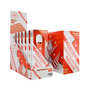 Cherried Disposable Vapes 2ml THCh Lite Red Headed Stranger (Sativa)