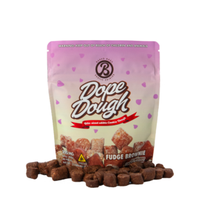 Baked Bags Edible Dope Dough 200mg D9 Fudge Brownie 10ct
