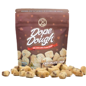 Baked Bags Edible Dope Dough 200mg D9 Chocolate Chip 10ct