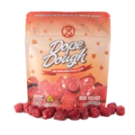 Baked Bags Edible Dope Dough 200mg D9 Red Velvet 10ct