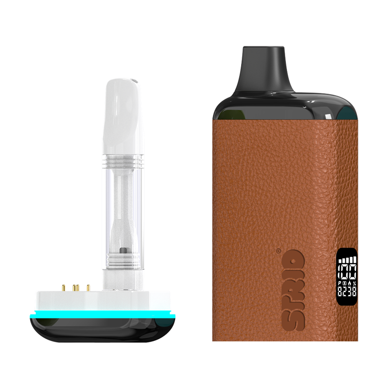 Strio Accessories 510 Battery Cartbox Pro + Screen 2g Espresso Brown (Leather) 10ct