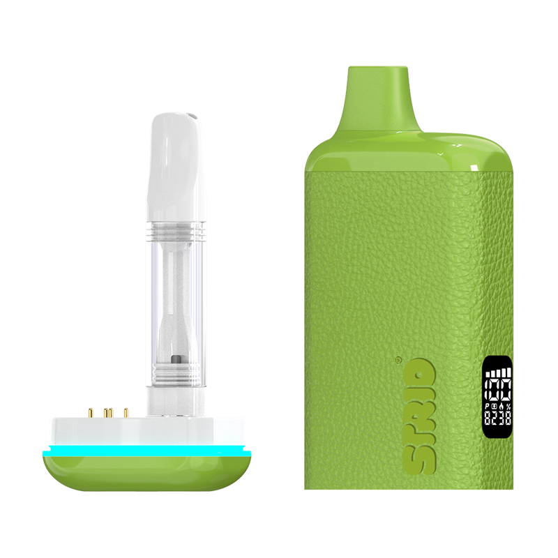 Strio Accessories 510 Battery Cartbox Pro + Screen 2g Birch Green (Leather) 10ct