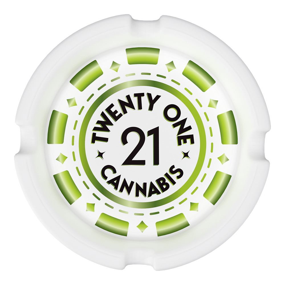 Twenty One Marketing Material Ashtray Green