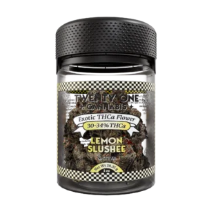 Twenty One Cannabis Exotic Flower 1 OZ THCA Lemon Slushee (Sativa)
