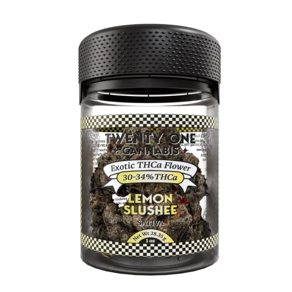 Twenty One Cannabis Exotic Flower 1 OZ THCA Lemon Slushee (Sativa)