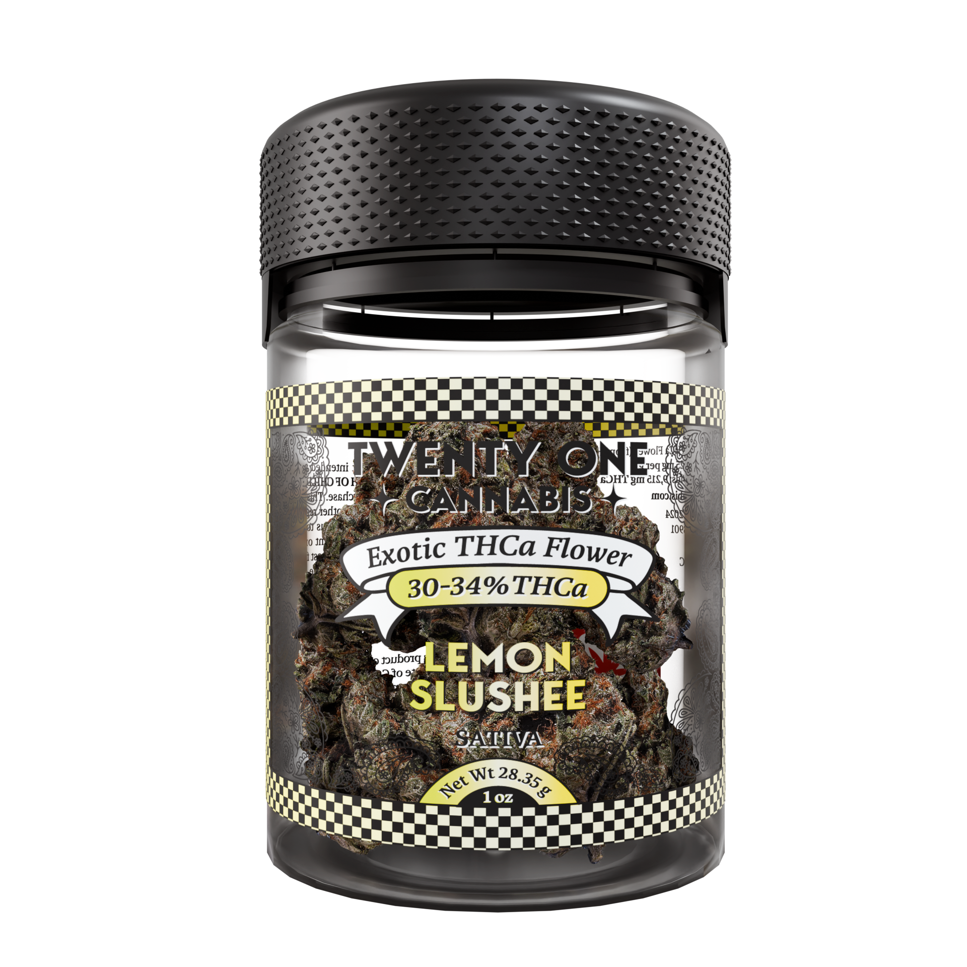 Twenty One Cannabis Exotic Flower 1 OZ THCA Lemon Slushee (Sativa)