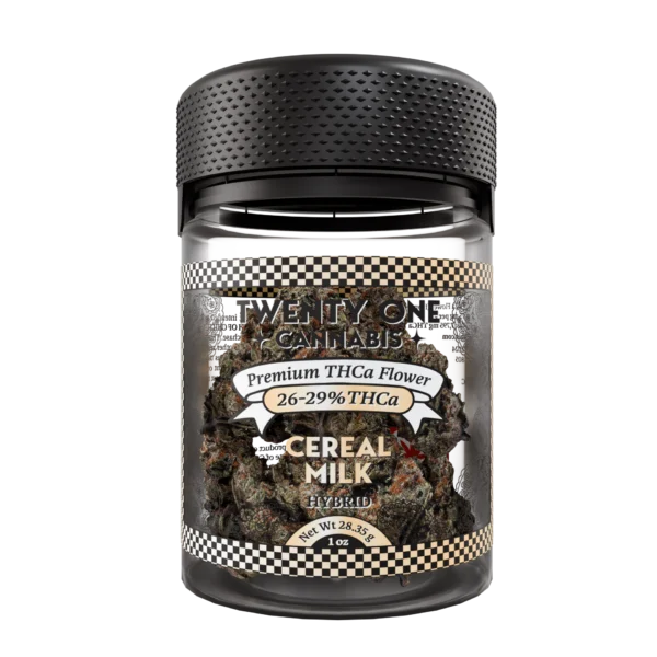 Twenty One Cannabis Premium Flower 1 OZ THCA Cereal Milk (hybrid)