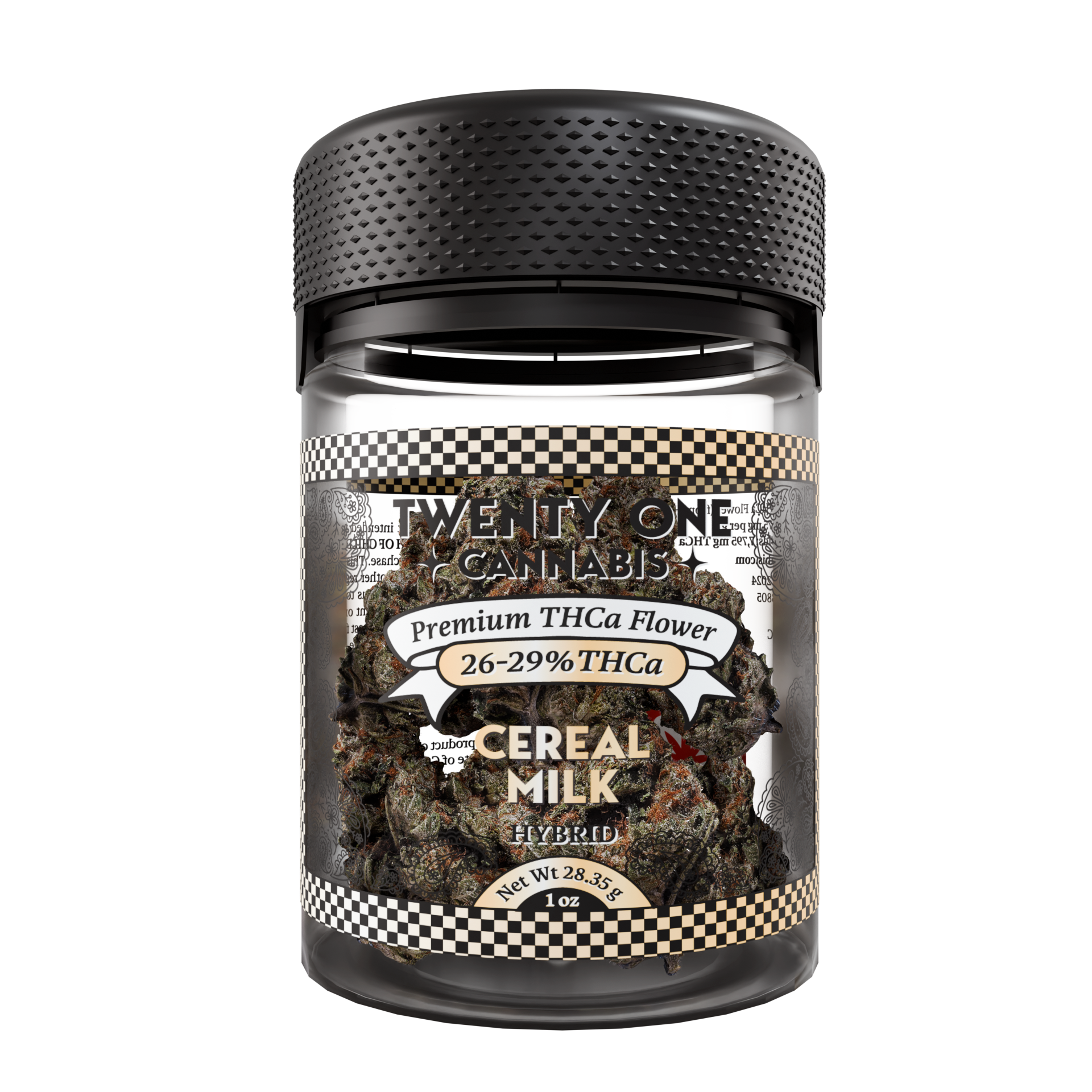 Twenty One Cannabis Premium Flower 1 OZ THCA Cereal Milk (hybrid)