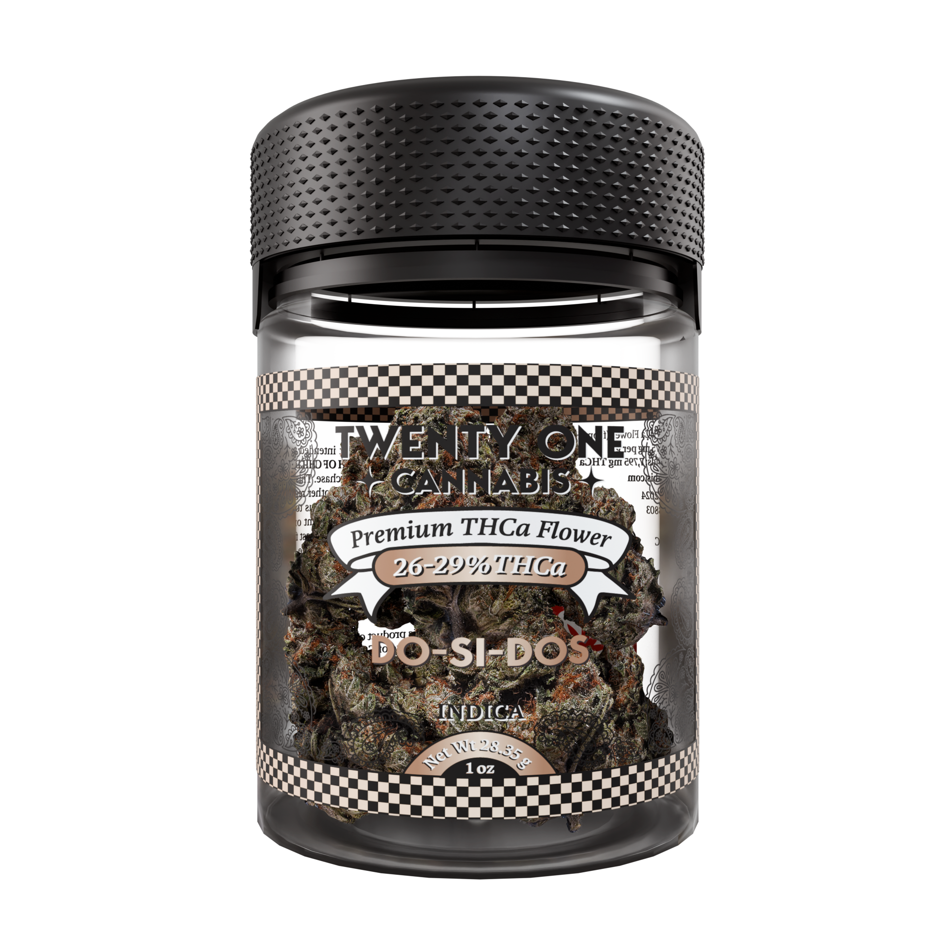 Twenty One Cannabis Premium Flower 1 OZ THCA Do-si-dos (indica)