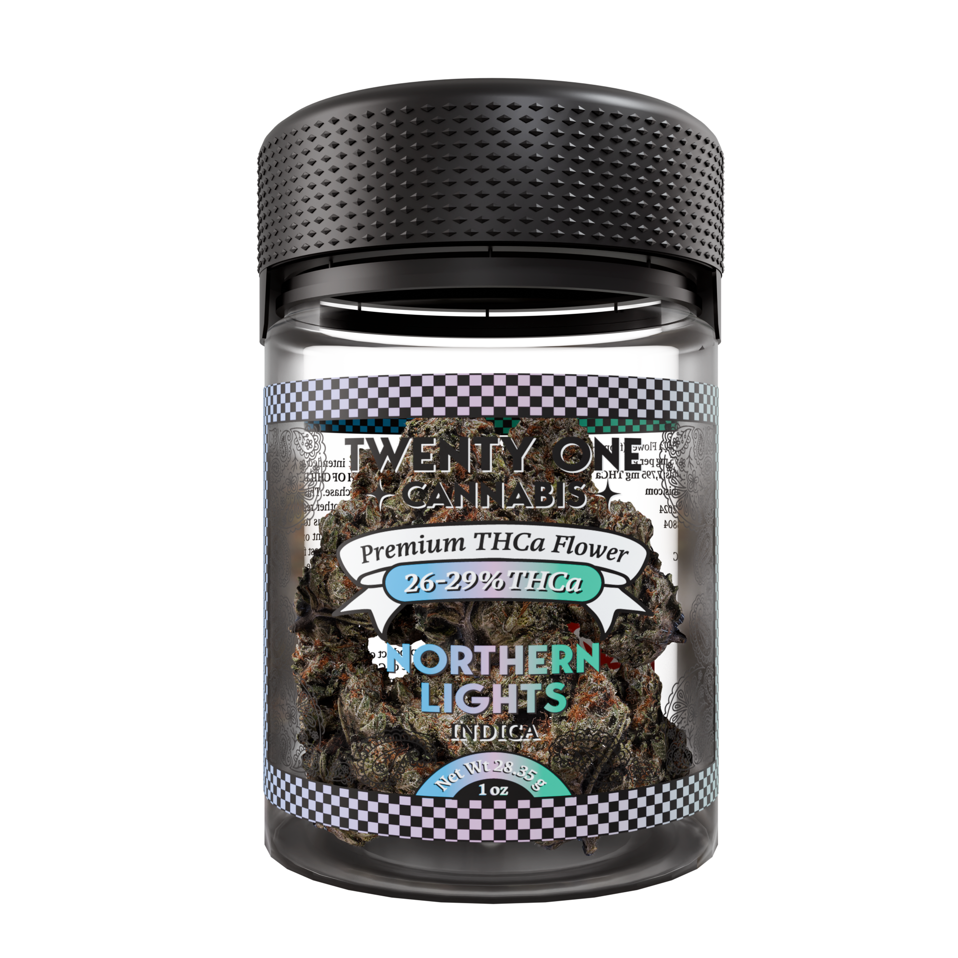 Twenty One Cannabis Premium Flower 1 OZ THCA Northern Lights (indica)