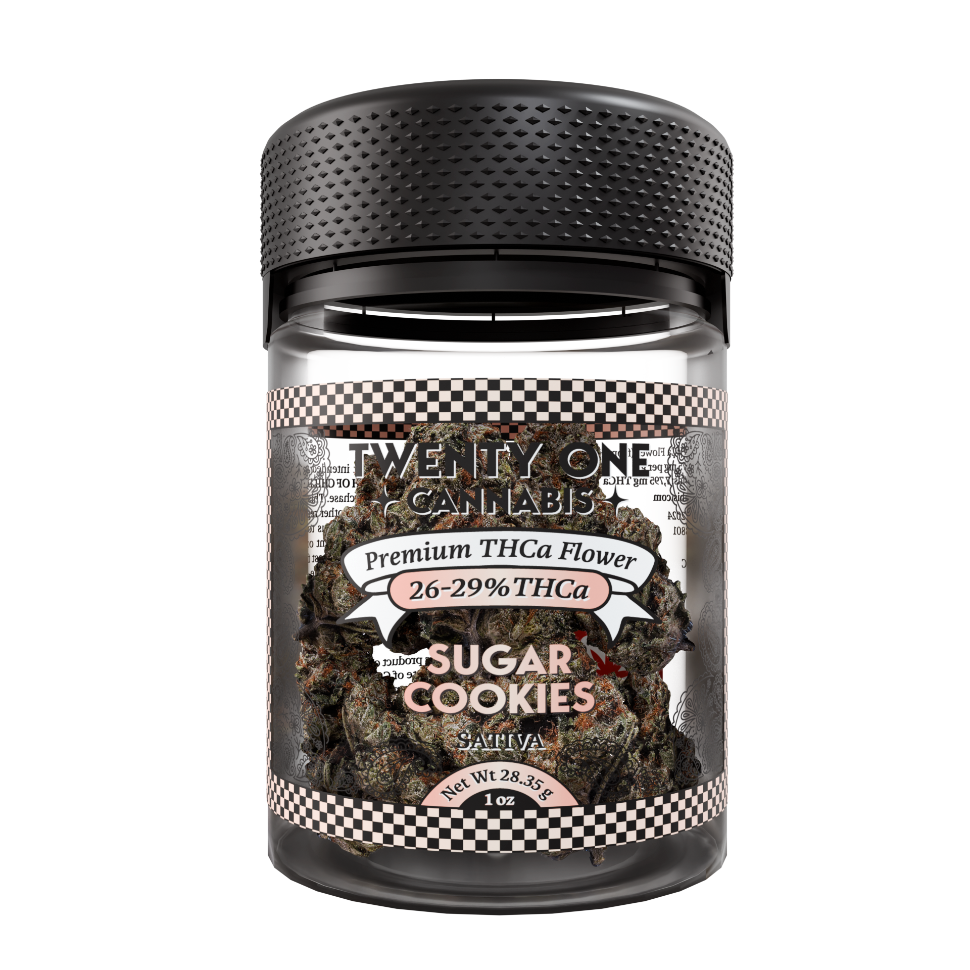 Twenty One Cannabis Premium Flower 1 OZ THCA Sugar Cookies (sativa)