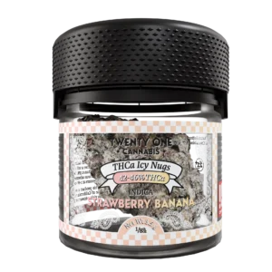 Twenty One Cannabis ICY Flower 3.5g THCA Strawberry Banana (indica)