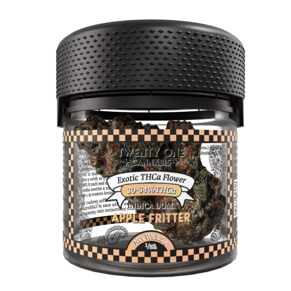 Twenty One Cannabis Exotic Flower 3.5g THCA Apple fritter (sativa)