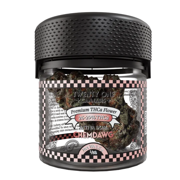 Twenty One Cannabis Premium Flower 3.5g THCA Chemdawg (sativa)
