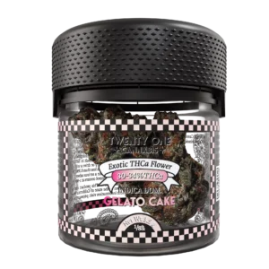 Twenty One Cannabis Exotic Flower 3.5g THCA Gelato Cake (indica)