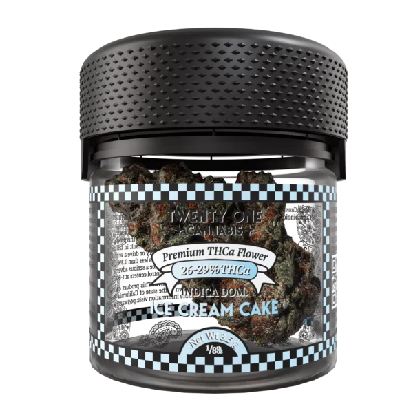 Twenty One Cannabis Premium Flower 3.5g THCA Ice Cream Cake