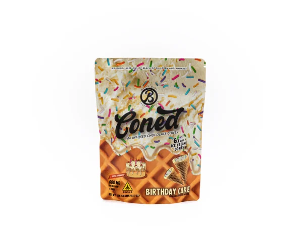 Baked Bags 600mg D8 Birthday Cake