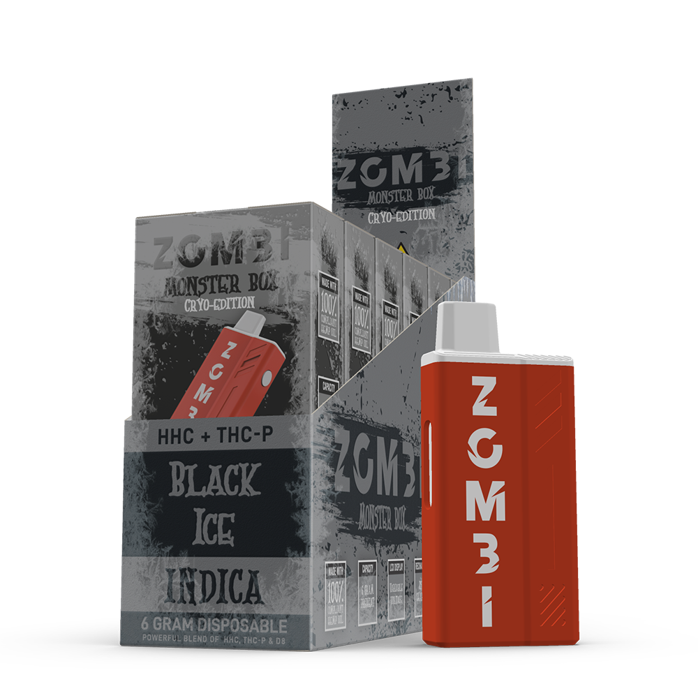 Zombi Disposable Vape Cryo Edition 6g HHC Black Ice 6ct