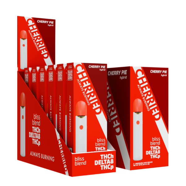Cherried Vape Disposable 2ml Bliss Blend Cherry Pie (Hybrid)
