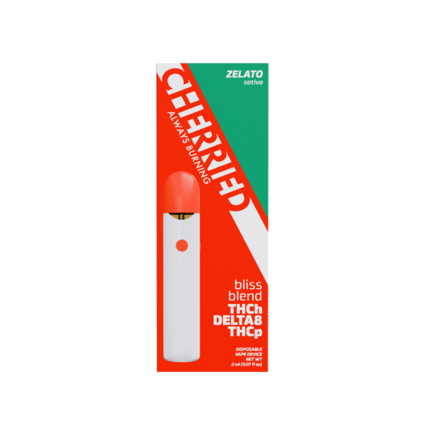 Cherried Vape Disposable 2ml Bliss Blend Zelato (Sativa)
