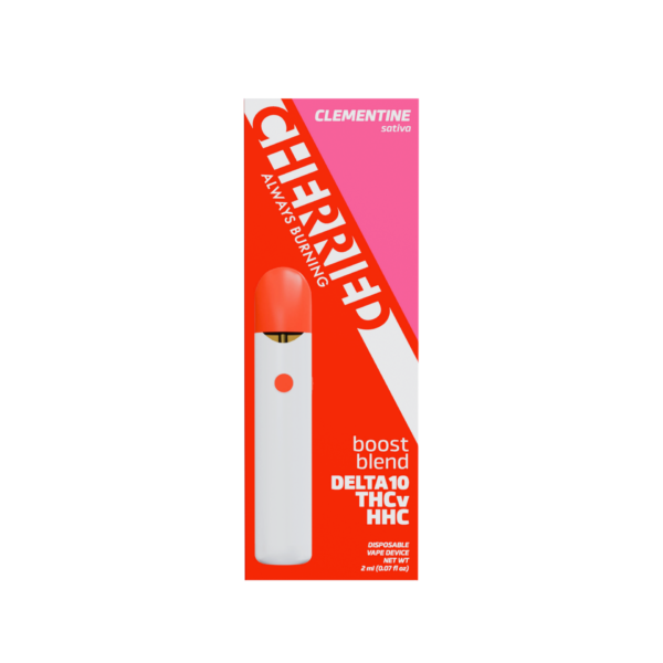 Cherried Vape Disposable 2ml Boost Blend Clementine (Sativa)