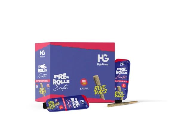 High Grams-1.5g-Prerolls-THCp-Blue razzzz