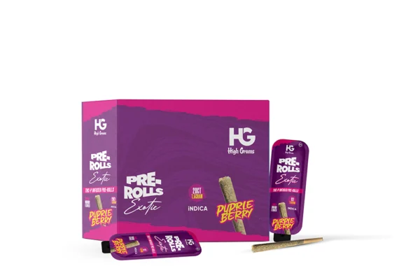 High Grams-1.5g-Prerolls-THCp-Purple berry