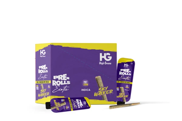 High Grams-1.5g-Prerolls-THCp-Sky walker