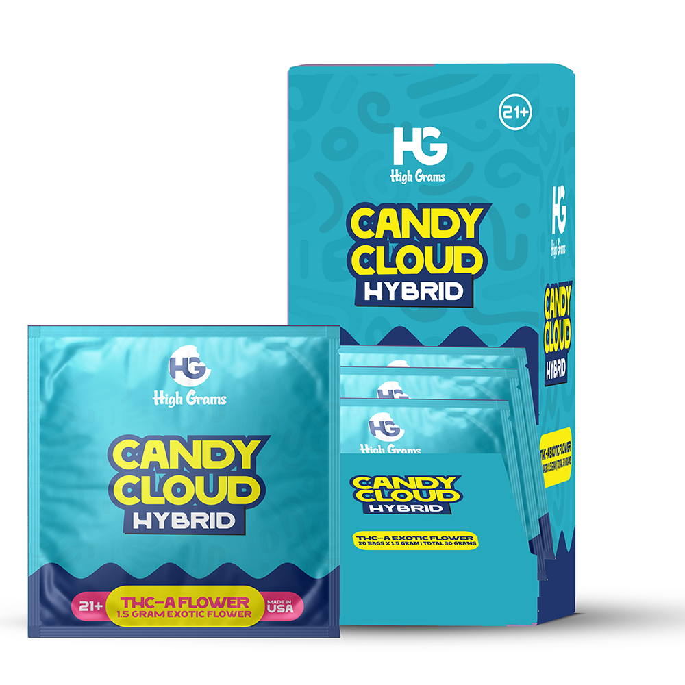 High Grams Flower 1.5g Exotic THCa Candy Cloud