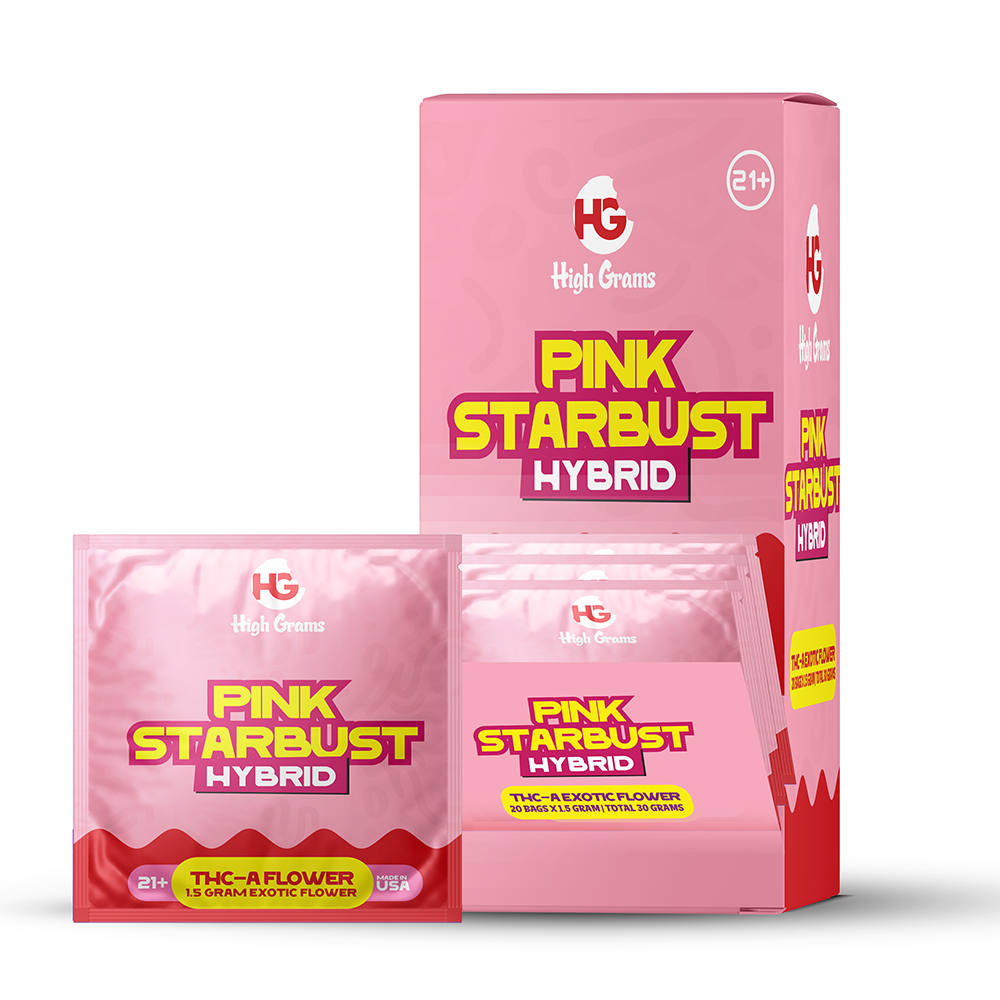 High Grams Flower 1.5g Exotic THCa – Pink Starbust