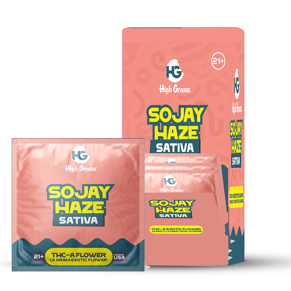 High Grams Flower 1.5g Exotic THCa – Sojay  Haze