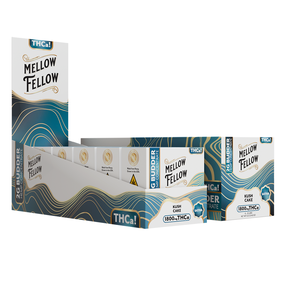 Mellow Fellow Premium Budder 2g THCA Kush Cake (Sativa)