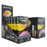 Mellow Fellow Live Resin Duos Vape Cartridges 4ml Euphoria Blend Strawberry Amnesia (sativa) / Tranquility Blend Tahoe OG (hybrid)