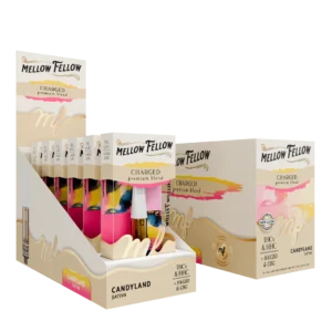Mellow Fellow Premium Vape Cartridge 2ml Charged Blend Candyland (hybrid)