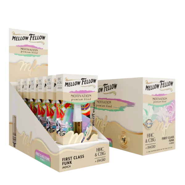 Mellow Fellow Premium Vape Cartridge 2ml Motivation Blend First Class (hybrid)