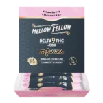 Mellow Fellow Live Resin M-Fusions 2pc Edibles 40mg D9 Strawberry Cheesecake