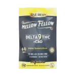 Mellow Fellow Live Resin M-Fusions 2pc Edibles 40mg D9 Yuzu Honeydew