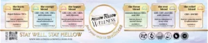 Mellow Fellow Wellness  Marketing Material  Counter Mat