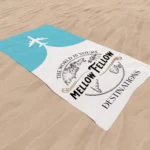 Mellow Fellow Marketing Material Merch Beach Towel  Destinations