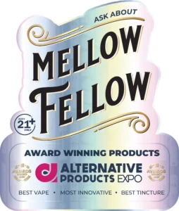Mellow Fellow Marketing Material Window Decal  Award Winning Outside