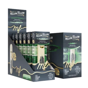 Mellow Fellow Disposable Vape Live Resin 2ml Bahama Blend Ice Cream Cake (Indica)