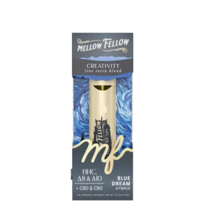 Mellow Fellow Live Resin Vape Disposable 2ml Creativity Blend Blue Dream (hybrid)