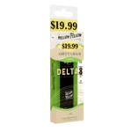 Mellow Fellow Premium Pre-Priced Vape Disposable 2ml D8 Green Crack (sativa)