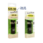 Mellow Fellow Premium Pre-Priced Vape Disposable 2ml D8 Green Crack (sativa)