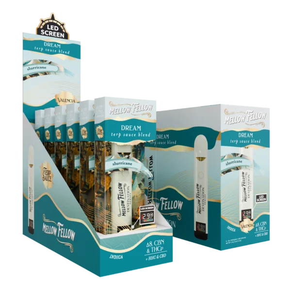 Mellow Fellow Terp Sauce Disposable Vape 2ml Dream Blend Slurricane (indica)